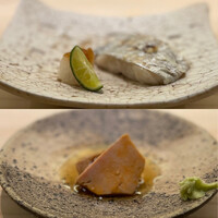 鮨 なんば 日比谷 - 太刀魚塩焼
                      余市 あん肝