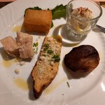 TRATTORIA IL PONTE - 前菜５種盛