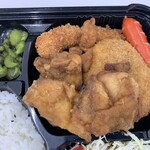 ひばり食堂 - 鶏唐揚げ×2、コロッケ、エビフライ【2021.6】