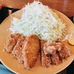 とんや - ロースかつハーフおろし　アップ