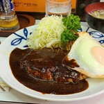 キッチン南海 - ハンバーグ定食　750円