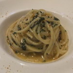 エノテカ・ラ・リコルマ - 2012/11自家製カラスミのペペロンチーノ。