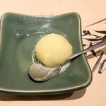 Sandaya Honten Yasuraginosato - 黒毛和牛ステーキコース（モモ）デザート