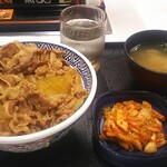 Yoshinoya - 牛丼大盛ツユダク574円 Ｃセット162円