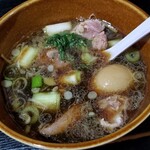 塩そば専門店 桑ばら - 本鮪脳天のネギマつけそば