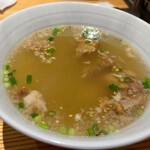 Choujamachi Yakiniku Washin - 白湯スープ