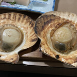 サロマ湖とばろう村 - ホタテ焼き