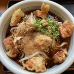 江戸堀 木田 讃岐うどん - とり天ぶっかけ（大盛り）