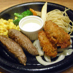 カキフライ＆ハンバーグ