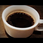 旬工房 くら - 食後のホットコーヒー。食中は黒烏龍茶を飲んでたオレです。