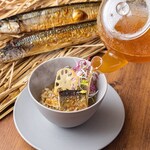 カフェトスカ - 秋刀魚の洋風茶漬け 生姜風味