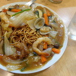 中国小皿料理とお酒の店  花凛 - 五目あんかけ焼きそば（揚げ麺）