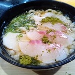 Sushiro - 鯛茶漬け風＋抹茶塩