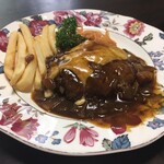 光富久 - 昔ながらの洋食店のチーズハンバーグって言う味です♪