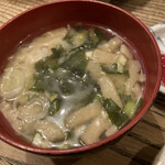 串焼家　まる房ず - 味噌汁