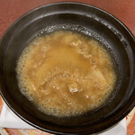 中華寝台 - 今回もヨシキリの尾鰭で、繊維しっかり。