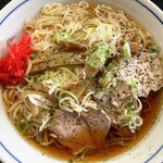 中華そば志のぶ支店 - 冷やし中華（２玉）