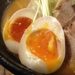 麺屋さくら - 札幌味噌ラーメン、味玉
