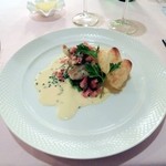 ポン・ヌフ - すずきのポアレ　ベルモットソース