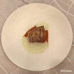 プチレストラン ブーケ・ド・フランス - 甘鯛の鱗焼 ﾉｴﾘｰ酒とﾊｰﾌﾞのｿｰｽ