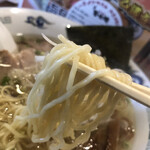 Ramen Waka Daishou - ネギしおら〜めんの麺