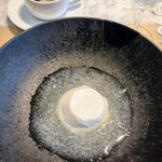 La Brianza - さわやかパンナコッタもディカフェコーヒーと。グレープフルーツソースだったから、今回の感じは紅茶も合いそうだったわね〜