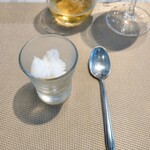 La Brianza - レモンとセージのソルベ。おいしいお口直し