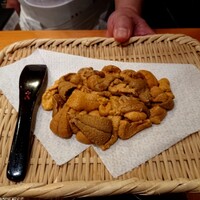 天寿し 京町店 - 安岡産の赤ウニ