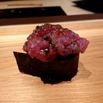 鮨 さかい - ネギトロ軍艦