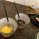 余市SAGRA - 生卵と醤油