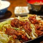 Harajuku Okonomiyaki Andoteppanyaki Yaiyai - 肉野菜炒め定食