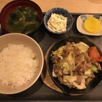 YAKITORI IZAKAYA Dining 東府 - 豚ハラミ鉄板定食
