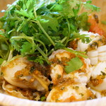 小菜一碟 - 海鮮サラダ　自家製黒酢ドレッシング