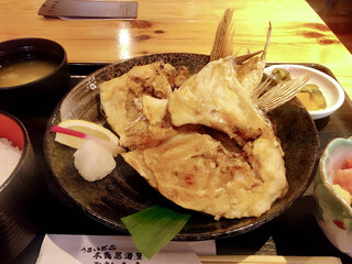 高橋水産 - 本日のカマ焼きと鮪なかおちセット（税込979円）
※ブリのカマ焼き