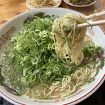 大分ラーメン 十八番 - 細麺はいいねー(*^^*)