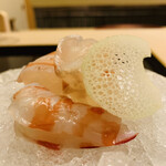 道人 - 4.【向付2】
      淡路：車海老