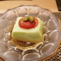 銀座 よこ田 - 枝豆豆腐