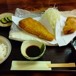 美はる - ロース・ひれ盛り合わせ定食