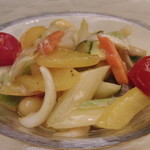 赤坂 四川飯店 - 彩野菜のいためもの、ハーフサイズ（本日は脇役です）