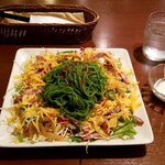 全家福 新館 - 翡翠麺の冷やし中華：1,100円