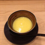Sushi Shibakatsu - とうもろこしの茶碗蒸し