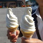 山川牧場ミルクプラント - ソフトクリーム（バニラ）270円