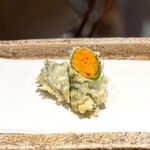 日本橋 蕎ノ字 - うに大葉巻き
