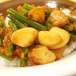 すき家 - カレーＷニンニク1.5盛790円