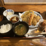 海鮮問屋仲見世 - たこ天定食　600円