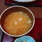 とんかつ 鉄 - とん汁