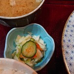 とんかつ 鉄 - お新香