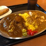 カレー食堂 マッハ - あいがけカレー