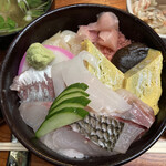 さとみ寿司 - 海堡丼　１２００円　(2021/08)