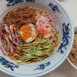 Za Ramen Ya - 冷やしラーメン＋半チャーハン、セットで1,100円